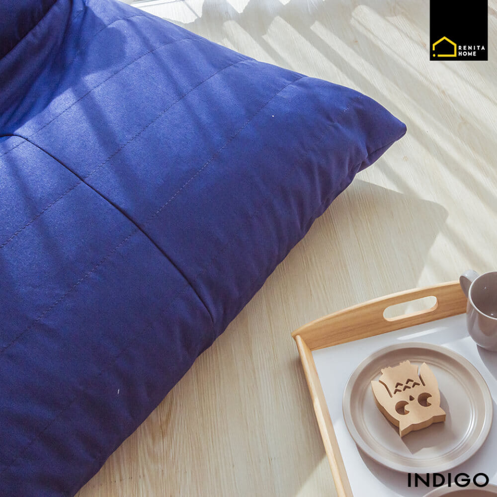 บีนแบค RENITA HOME รุ่น CANBERRA (สีน้ำเงิน A1-38) 100x100ซม._3